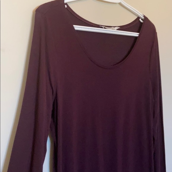 Ricki’s long sleeve top - Plum - Women’s size M - Picture 2 of 3